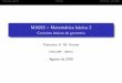 MA093 - Instituto de Matemática, Estatística e Computação …chico/ma092/ma092_1_geo_ponto_reta_plano.pdf · (BOC^ e o complemento de AOC^ e vice-versa.) D24Dois ^angulos s~aosuplementaresse