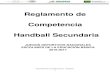 Reglamento de Competencia Handball Secundari .REGLAMENTO DE COMPETENCIA HANDBALL 3 HANDBALL REGLAS