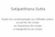 Satipatthana Sutta - Casa de Dharmacasadedharmaorg.org/wp-content/uploads/2012/06/As-Partes-do-Corpo.pdf · – Repetição das partes do corpo apenas mentalmente (manasa) – Determinação