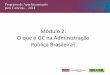Módulo 2: O que é GC na Administração Pública Brasileira?repositorio.enap.gov.br/bitstream/1/1282/4/Apresentação - Fábio... · (Alguns Princípios Fundamentais da Administração