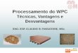 Processamento do WPC - mh.ind.br 2016.pdf · • Compósitos reforçados com fibras naturais e minerais em busca de melhores propriedades aos tradicionais commodities. Aplicações:
