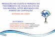 REDUÇÃO NO CUSTO E PERDAS DO TRATAMENTO DE ÁGUA DA ETA DE ... · Garantir o acesso aos serviços de abastecimento de água e esgotamento sanitário, em cooperação com os municípios,