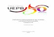 PROJETO PEDAGÓGICO DE CURSO LETRAS PORTUGUÊS Campus IVproreitorias.uepb.edu.br/prograd/download/0136-2016-PPC... · 2016-12-19 · PROJETO PEDAGÓGICO DE CURSO LETRAS PORTUGUÊS
