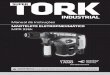 Manual de Instruções - Ferramentas Super Tork · 2. Posicione a alavanca do martelete voltada para o lado direito. Modo martelete: utilize este modo somente para perfurações em