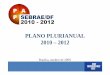 PLANO PLURIANUAL 2010 – 2012 - intranet.df.sebrae.com.brintranet.df.sebrae.com.br/download/blog/ppa_2010_2012.pdf · escolar e o bolsa família. ... Gestão Ambiental Gestão Desafio