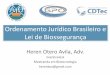 Ordenamento Jurídico Brasileiro e Lei de Biossegurança · Ordenamento Jurídico Brasileiro e Lei de Biossegurança Heren Otero Avila, Adv. OAB/RS 84634 Mestranda em Biotecnologia