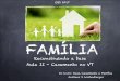 FAMILIA NO VT II 2017 - ipmnorte.comipmnorte.com/wp-content/uploads/2017/03/FAMILIA-NO-VT-II-2017.pdf · colocá-los em determinado ambiente, portanto, Deus os nomeia para exercer
