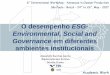 O desempenho ESG- Environmental, Social and Governance em ... · não influencia o desempenho ESG dessas empresas. • H2: O desempenho ESG das empresas de países emergentes não