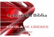 Leitura da Bíblia - vie · Quadro de Leitura programado da Bíblia . Leitura da Bíblia _____ Instituto de Ensino Bíblico Teológico Aliança Igreja Aliança Evangélica Missionária