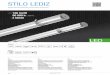 stiLO LeDiZ - dietal.com · stiLO LeDiZ D100 L1250 1 4100/840 KIT FIX STD/D100 : standard fixing brackets (screw locking) for stiLO D100 / etriers de fixation standard (verrouillage