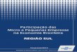 REGIÃO SUL - sebrae.com.br Sebrae/Estudos e Pesquisas... · Região Sul - Pessoal Ocupado, por porte das empresas, segundo setores de atividades (em %, mé-dia 2009 a 2011) Fonte: