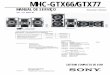 MHC-GTX66/GTX77 - Biblioteca de diagramas electrónicos con mas de ...diagramasde.com/diagramas/audio/Sony_HCD-GTX66_GTX77.pdf · •Nunca reutilize um componente tipo chip. • Informamos