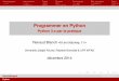 Programmer en Python - iihm.imag.· Avant-propos Introduction Types Syntaxe Techniques Bib. standard