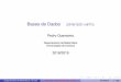Bases de Dados (0000/00/00 (v-2)) - mat.uc.ptpedro/lectivos/BasesDados/apontamentosTeori... · Bibliograﬁa Bases de Dados Database System Concepts (7th edition), Korth, Sudarshan