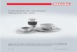 Instruções de utilização Máquina de café - miele.com · Os ambientes comparáveis a domésticos são por exemplo – lojas, escritórios e outros ambientes de trabalho, –
