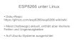 ESP8266 unter Linux - Attraktor Wiki .Abhängigkeiten installieren Unter Ubuntu: apt­get install
