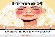 MISE À JOUR JANVIER 2019 TARIFS BRUTS HT) 2019media.figaro.fr/wp-content/uploads/2016/01/jdf_2019.pdf · OPPORTUNITÉ COMMERCIALE 100% CONTENT JOURNAL DES FEMMES LA MARQUE JOURNAL