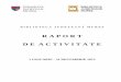 Biblioteca Județeană Mureș - Raport de activitate pe anul 2013 Judeteana Mures_Raport de... · SUA la București - Ken Wetzel (30 participanți); 22 noiembrie - Centenarul Bibliotecii
