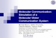 Molecular Communication: Simulation of a Molecular Motor ... · 1. Molecular Communication: Simulation of a Molecular Motor Communication System. Michael Moore, Akihiro Enomoto, Tadashi