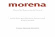 Manual del Representante General Casilla Única para ...morenaelectoral.mx/images/2 Manual RG Casilla nicav.pdf · Lista de representantes de casilla registrados, con domicilio y