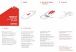 1 Abrir 2 Inserir SIM e fechar Ligue-se Vodafone speed 6 · informações sobre como usar a sua Vodafone Connect USB speed 6, consulte o verso da página. 1 Abrir 2 Inserir SIM e