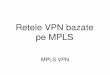 Retele VPN bazate pe MPLS - ftp.utcluj.ro · • recalculare mesh de PVC • reconfigurare echipamente pentru noua topologie. 13 Modelul peer • protocoale de rutare – retea utlizator
