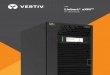 UPS Liebert® eXM - vertivco.com · yyEl factor de potencia unitario garantiza más potencia en un espacio más pequeño, lo cual aumenta la capacidad del sistema, minimiza el cableado