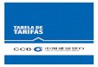 Tabela de Tarifas - CCB Brasil · Tabela de Tarifas Pessoa Física Valores estabelecidos pela própria instituição, ... 1.2.3 Devolução de Cheques por Outros Motivos (a) (c) Por