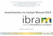 Investimentos no Campo Museal 2014 - museus.gov.br · Investimentos no Campo Museal 2014 Brasília, outubro de 2015 ... Período de realização: abril a outubro de 2015 Coordenação