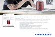 Philips portátil Bluetooth Formatos pequenos são bons também · Coloque a caixa acústica da forma que preferir, na ve rtical ou horizontal. O som a 360° indica que você 