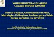 WORKSHOP PARA USUÁRIOS Convênio FNS/USP 2209/2008 … · de gerenciamento de risco a produtos para a saúde) Produto Médico (RDC ANVISA) •equipamento, aparelho, material, artigo