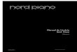 Manual do Usuário Nord Piano - nordkeyboards.com · Seleção do piano 1 pressione repetidamente o botão do do Piano Select para navegar pelos pianos. 2 SelecioneGrand .e pressione