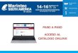 PASO A PASO ACCESO AL CATÁLOGO ONLINE¡logo_Online... · Y no se preocupe, usted podrá alterar sus informaciones en cualquier momento. ... que recibirá por e-mail del Equipo de