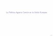 La Política Agraria Común en la Unión Europeabaobab.uc3m.es/monet/monnet/IMG/pdf/Politica_Agraria.pdf · La Pol tica Agraria Comun (PAC) Despu es de la pol tica comercial, la PAC