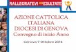AZIONE CATTOLICA ITALIANA DIOCESI DI GENOVA … · 2016-10-10 · •è riferimento per l’unità interna dell’asso iazione: ... •Occorre prima di tutto fare una verifica del