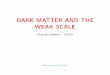 DARK MATTER AND THE WEAK SCALE - Berkeley Cosmology …cosmology.berkeley.edu/inpac/INPAC_May07/Talks/DM-LHC-Berkeley.pdf · DARK MATTER AND THE WEAK SCALE Graciela Gelmini - UCLA