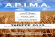 TARIFFE 2015 - caiagromec.it · associazione provinciale imprese di meccanizzazione agricola ... tariffe lavorazioni meccaniche in agricoltura anno 2015. diserbo e trattamenti antiparassitari