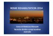 ROME REHABILITATION 2014 - formazionesostenibile.it · per la co-contrazione del trasverso, una diminuzione di 6-10 mmHg. Applicazione di carichi crescenti Vengono poi introdotti