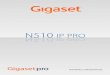 Gigaset N510 IP PRO · Se non si utilizza il PoE, l’alimentatore per funzionare deve sempre essere inserito, perchè il telefono non funziona senza collegamento alla presa di corrente