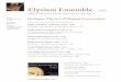 Elysium Ensembleelysiumensemble.com/concerts/pdf/Wyselaskie-Auditorium-Program... · Sonata per il Flauto traverso solo senza Basso (Berlin, 1763) Duett für eine Flöte und Violine