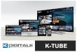 K-TUBE - web-tv.k-digitale.comweb-tv.k-digitale.com/K-Tube-WebTV.pdf · . 8 PAY OFF ContentManagement Systemdiultimagenerazione>permette l’inserimento, l’indicizzazione, la pubblicazione,