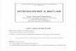 INTRODUZIONE A MATLAB - home page | DEIgianni/elab_dati/intro_matlab.pdf · 1 Università degli Studi di Padova - Facoltà di Ingegneria A.A. 2006-2007 INTRODUZIONE A MATLAB Prof