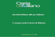 L’acqua nella Carta di Milanocarta.milano.it/wp-content/uploads/2015/08/100.pdf · , sentiamo la necessità di contribuire e sottoscrivere la Carta di Milano, perché crediamo che