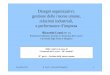 Disegni organizzativi, gestione delle risorse umane, relazioni ... del corso per... · Novembre 2015 R. Leoni - Università di Bergamo 1 Disegni organizzativi, gestione delle risorse