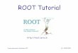 ROOT Tutorial - idefix.mi.infn.itidefix.mi.infn.it/.../Applicazioni/ROOT/RootTutorials/RootTutorial.pdf · Analisi dati e simulazione su larga scala Perché ROOT? Il progetto ROOT
