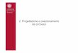2. Progettazione e posizionamento dei processi · Complesso In linea con la domanda Alti costi unitari Capacità modificabile Anticipazione ... monitorate e coordinate (project management)