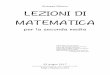 Giuseppe Balacco LEZIONI DI MATEMATICAbalacco.altervista.org/lezioni/seconda.pdf · con la geometria, le frazioni con le percentuali. ... numeratore è uguale al numero di partenza