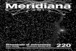 Meridiana - astroticino.ch 220.pdf · raggi cosmici, particelle subatomiche cariche emesse dalle stelle, esplosioni di supernovae ... Cosa aspetta la Voyager quando sarà ... colo