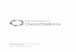 Introduzione a GeoGebra - TutorSpace · 2013-05-02 · Disegno vs costruzione geometrica Attività 3: Disegnare figure geometriche e altri oggetti Prima di tutto Nascondere la finestra