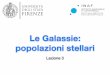 Le Galassie: popolazioni stellari - marconi/Lezioni/FisGal14-15/  · A. Marconi Fisica